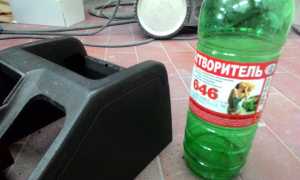 Как рассчитать количество растворителя по типу краски